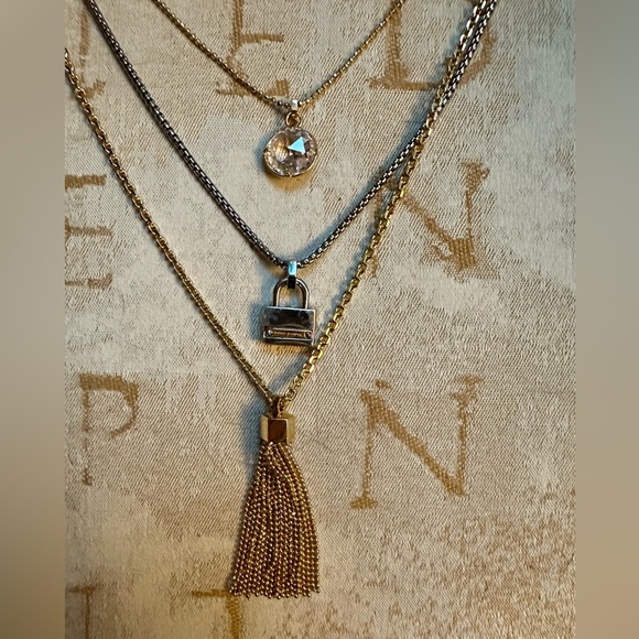 Stunning NWT Henri Bendel Multi Strand Urban Utility Triple Tassel  15" 17” 20” - Picture 2 of 15